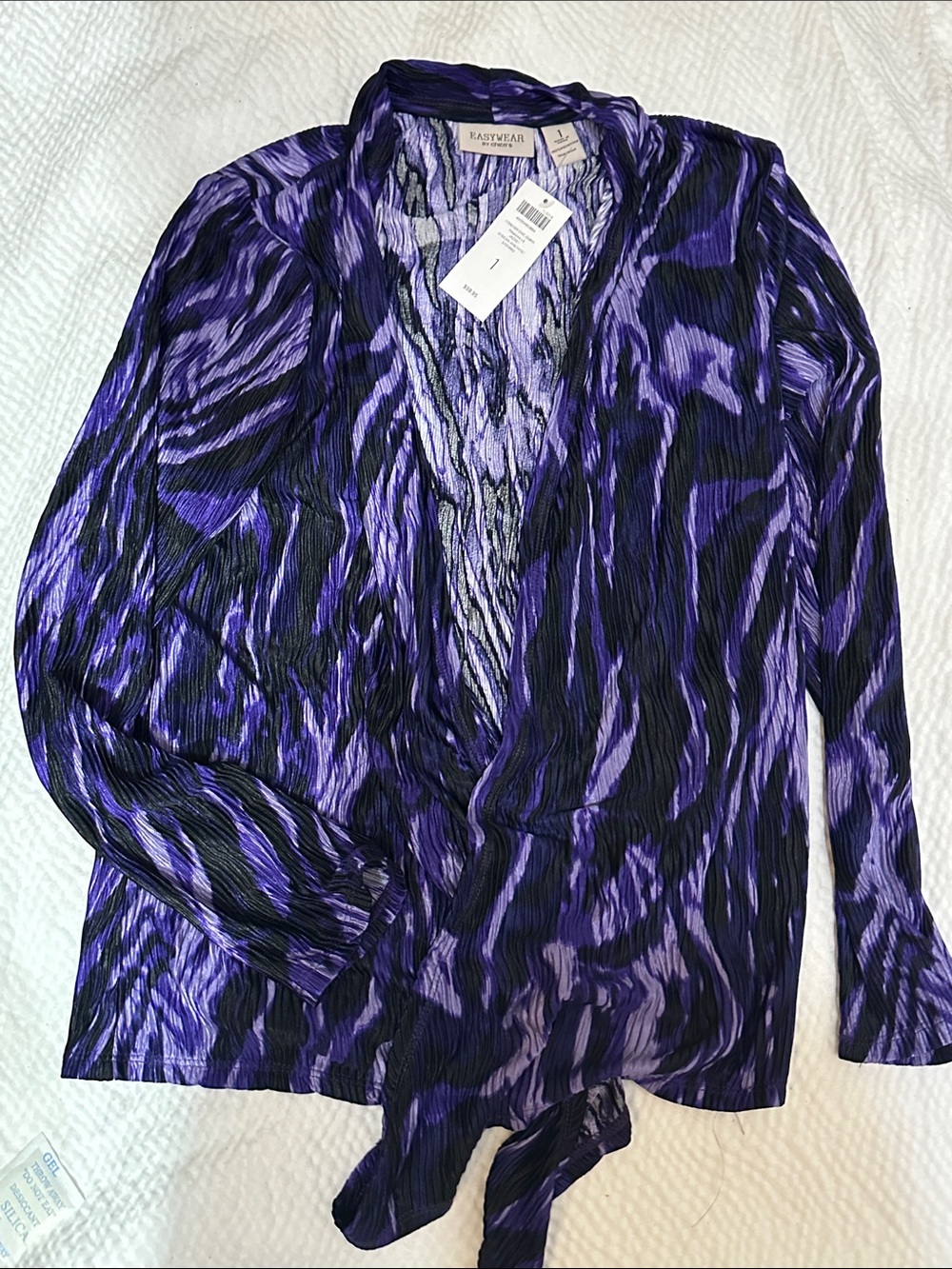 Easy wear by Chico’s Forever Chic Zebra ,1,NWT